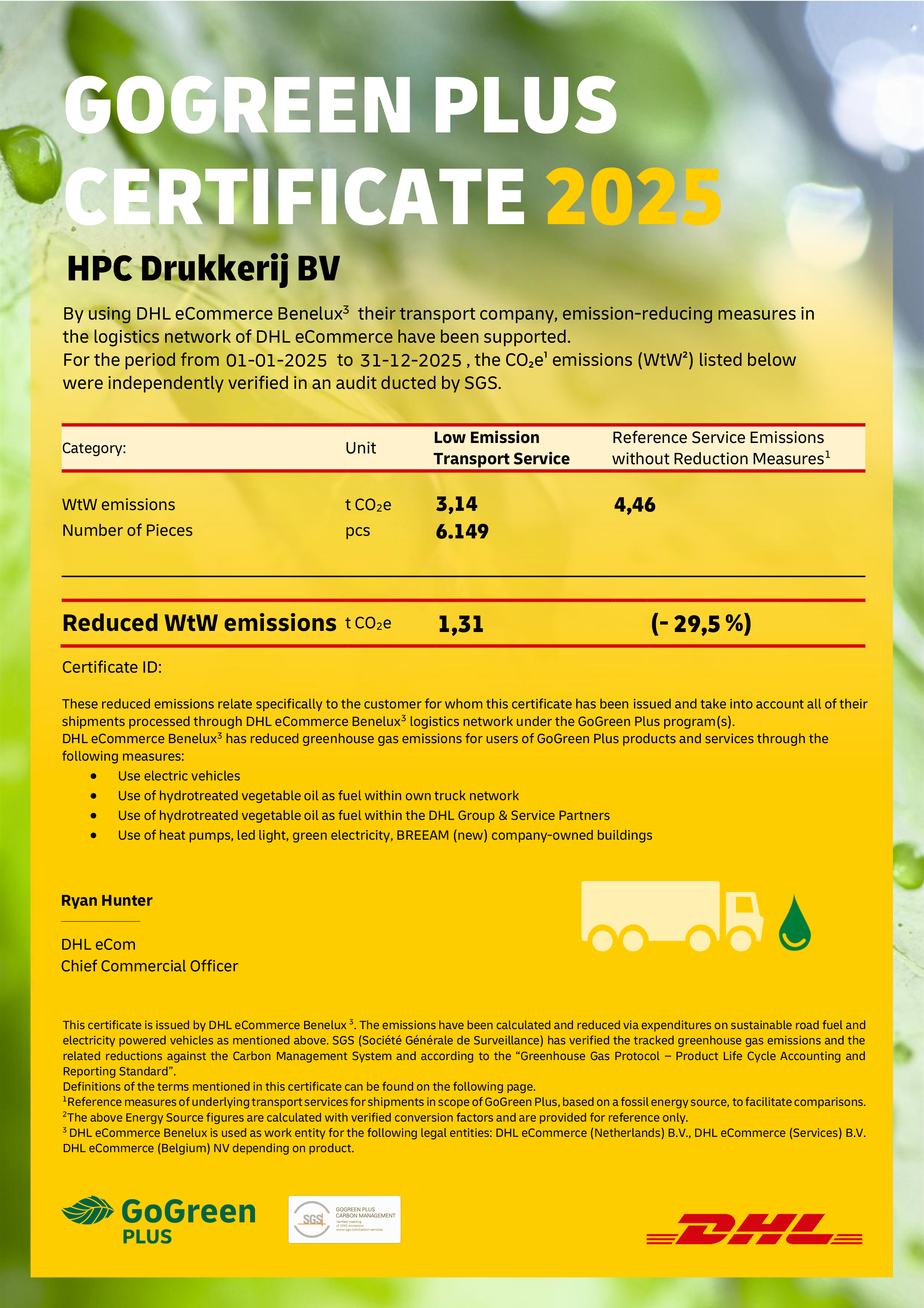 dhl-Gogreen-certificaat-HPC